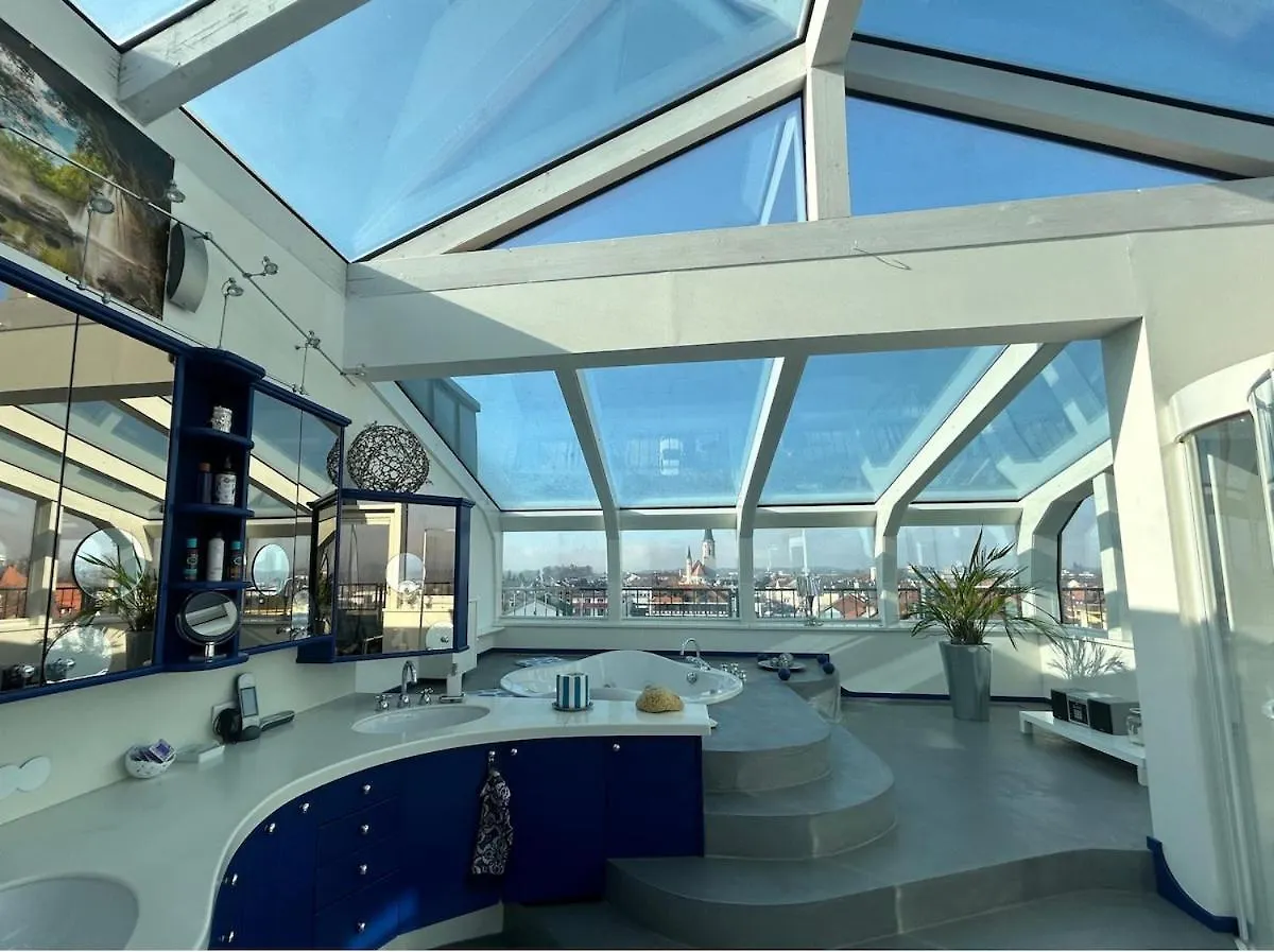 250 M2 Penthouse Mit Dachterrasse & Sauna, Bei Salzburg Freilassing